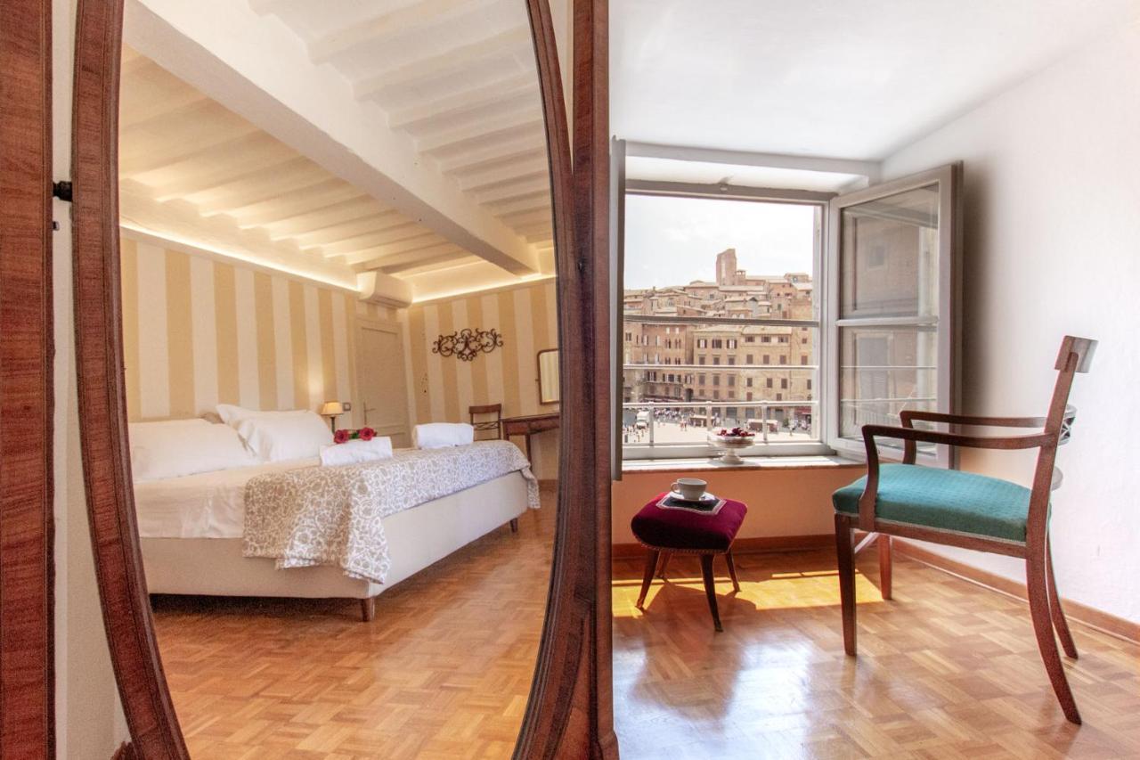 Apartamento Palazzo Chigi Zondadari Siena Exterior foto